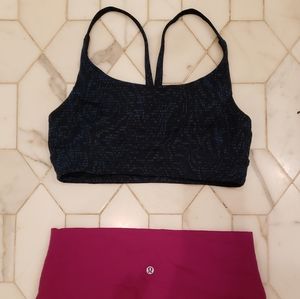 Lululemon mesh detail sports bra